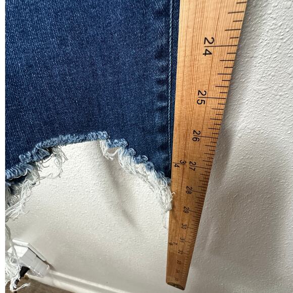 3x1 Eleta 1507 Authentic Straight Leg Raw Hem High Waist Jeans 29 - Picture 14 of 15